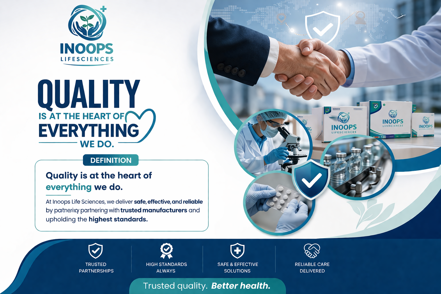 Healthcare quality solutions in modern design